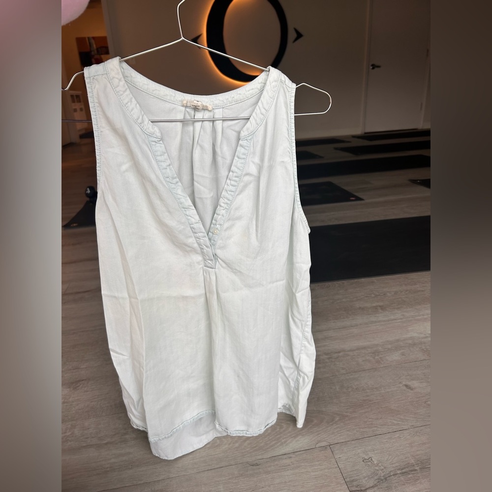 Soft Joie light blue tank top